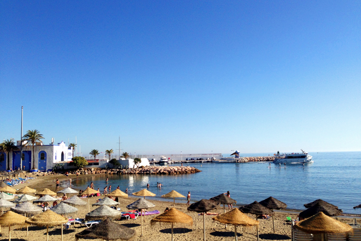 Small beach in Marbella